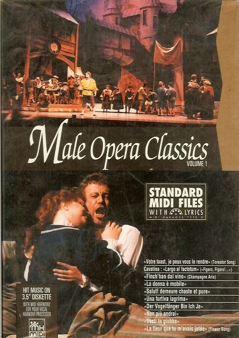 Tune 1000 Male Opera Classics Vol 1 On 3.5 Floppy Disk